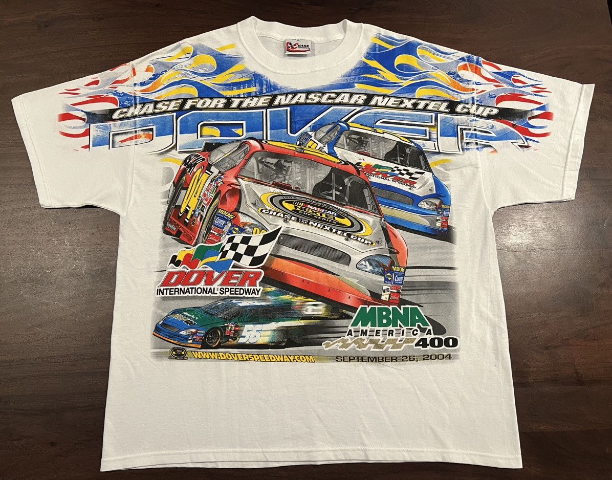 image of Chase Authentics x Nascar Vintage 2004 Dover Super Speedway Nascar Aop in White, Men's (Size XL)