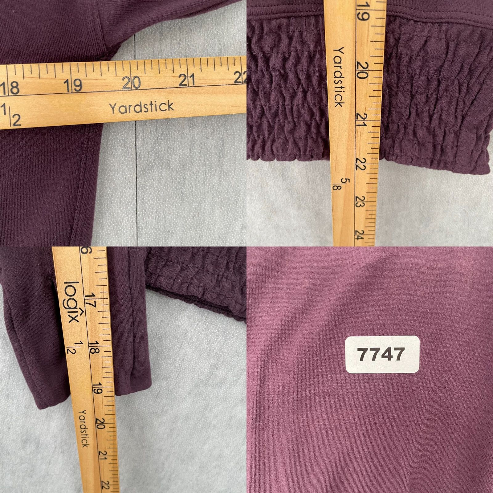 Lululemon VINTAGE Lululemon Hoodie Pullover Womens Medium Purple Long Sleeve Athletic Casual Size S / US 4 / IT 40 - 8 Thumbnail