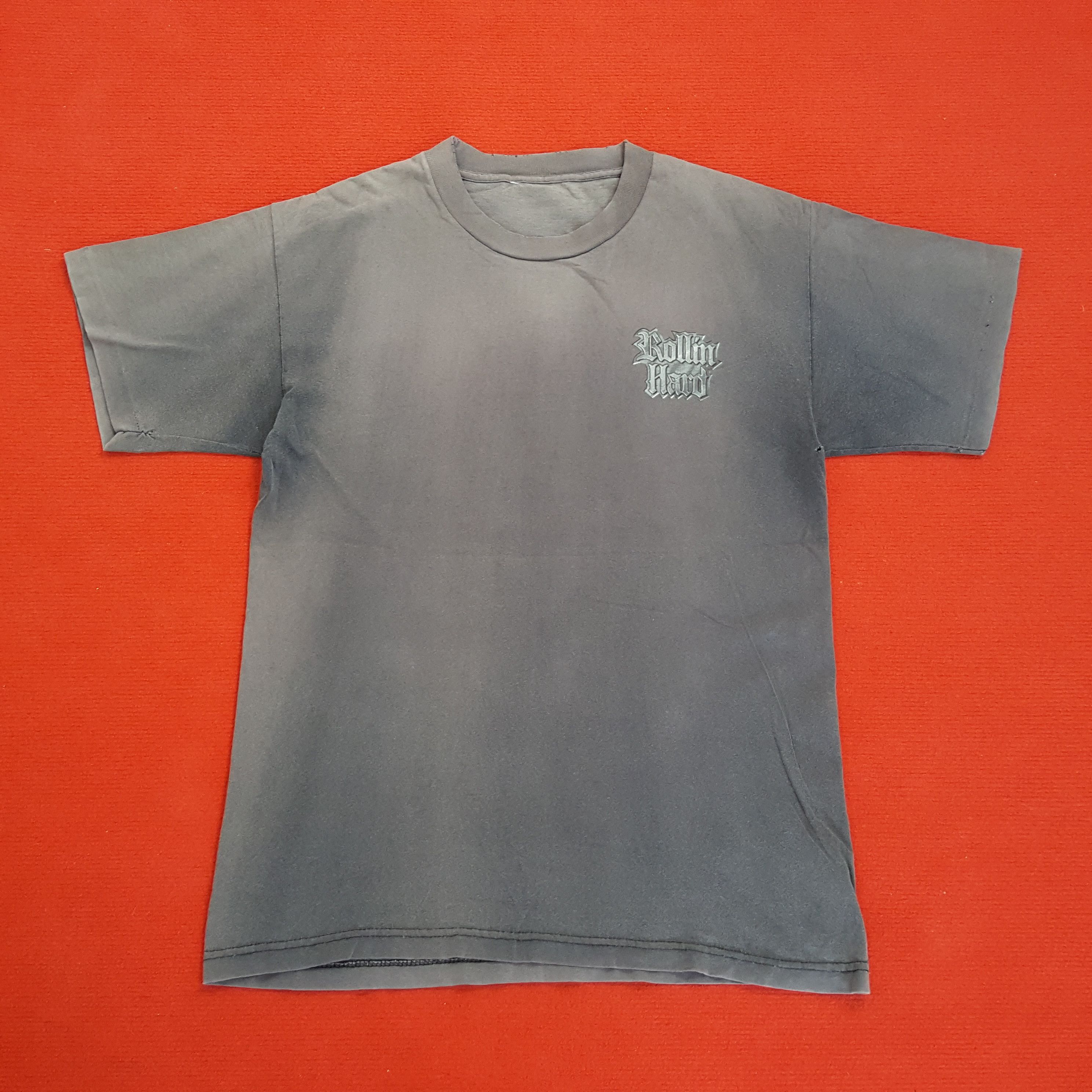 Band Tees × Vintage Rollin Hard Vintage Faded Tshirt Size US L / EU 52-54 / 3 - 3 Thumbnail