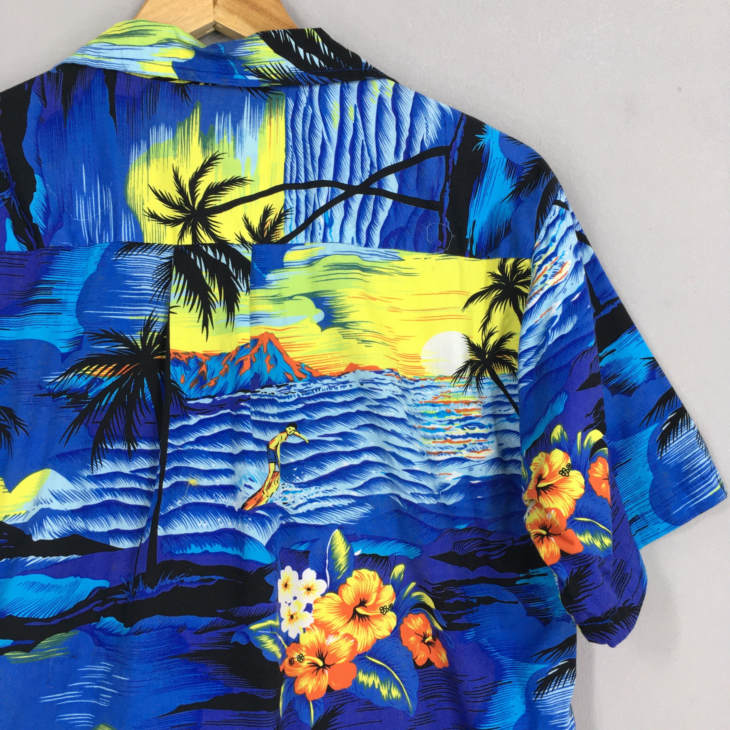 Other Vintage Hawaiian Surfing Palm Tree Aloha Cotton Shirt Small Size US S / EU 44-46 / 1 - 7 Thumbnail