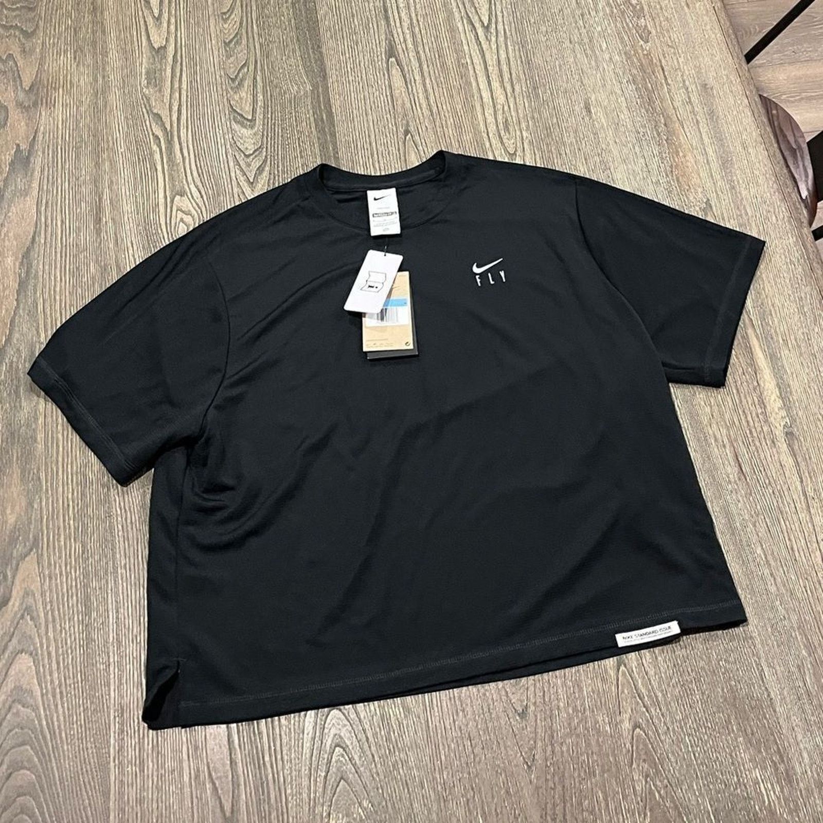Nike NWT Nike Dri-FIT Warmup T-Shirt Short Sleeve Cropped M Size M / US 6-8 / IT 42-44 - 1 Thumbnail