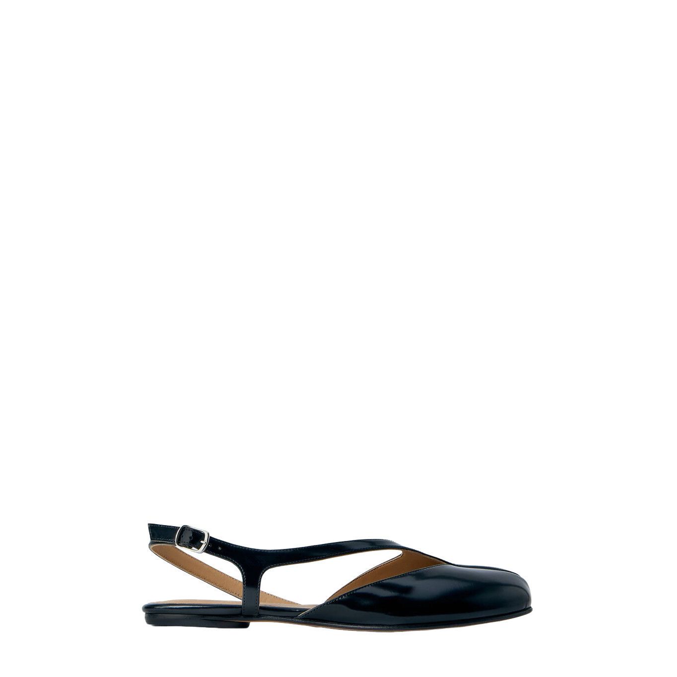 Maison Margiela MAISON MARGIELA Black Tabi Flat Slingbacks New & Authentic ( Size US 9 / IT 39 - 1 Thumbnail