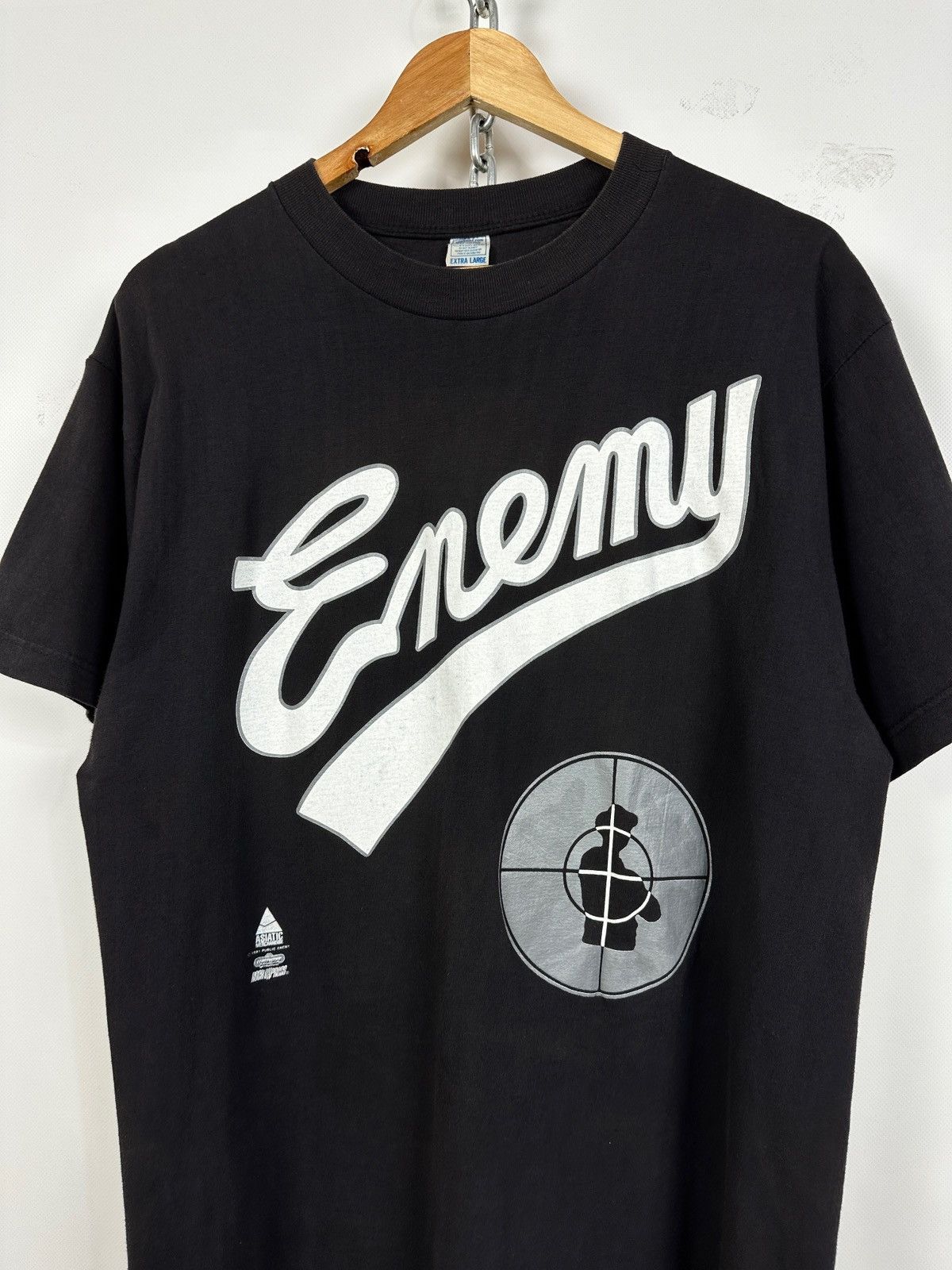 Band Tees 1991 Vintage Public Enemy Apocalypse Rare Band T-Shirt Size US XL / EU 56 / 4 - 5 Thumbnail