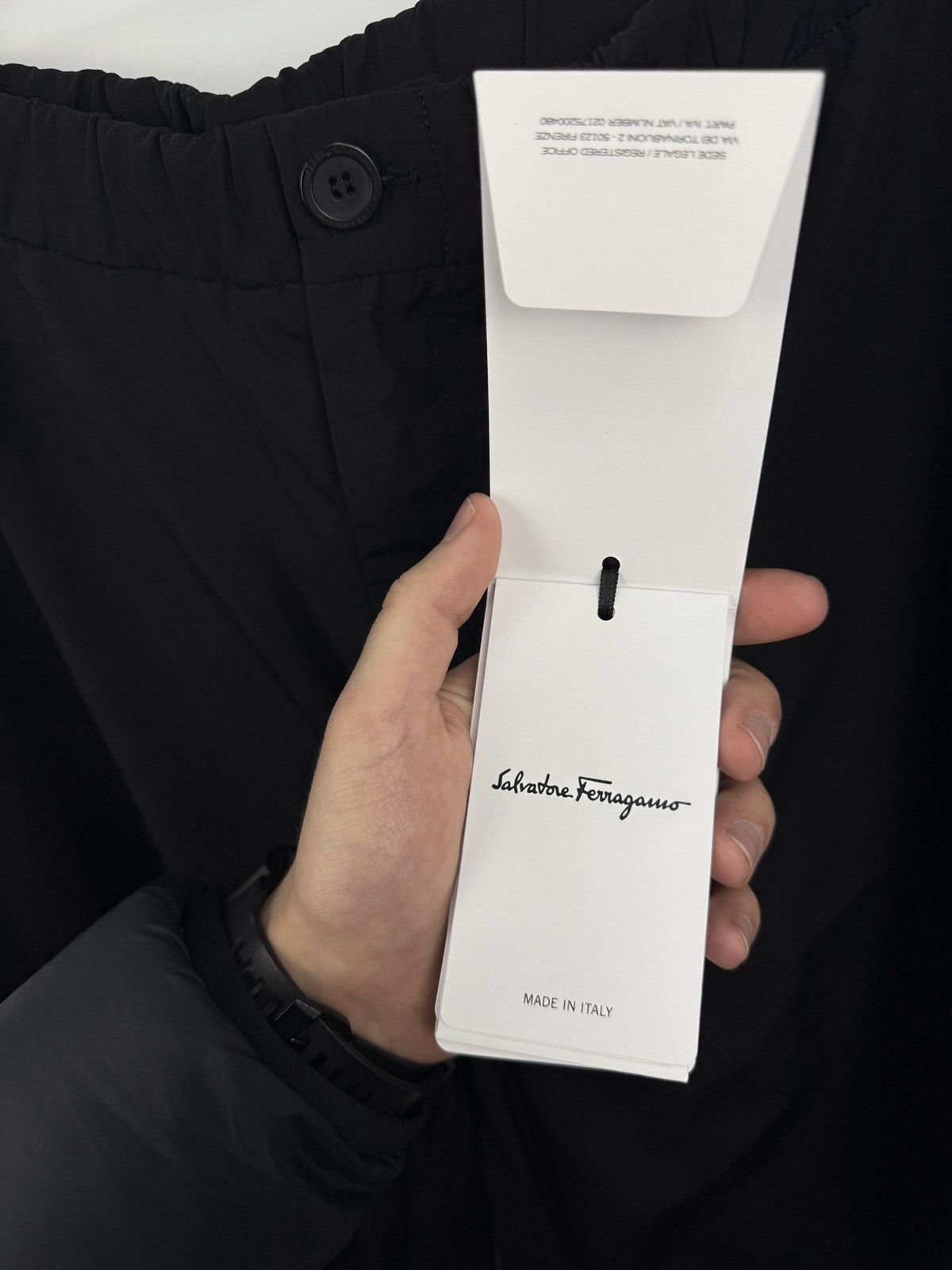 Salvatore Ferragamo ❗️NEW 🇮🇹 Salvatore Ferragamo Premium Nylon Pants Made in Italy Size US 38 / EU 54 - 14 Thumbnail