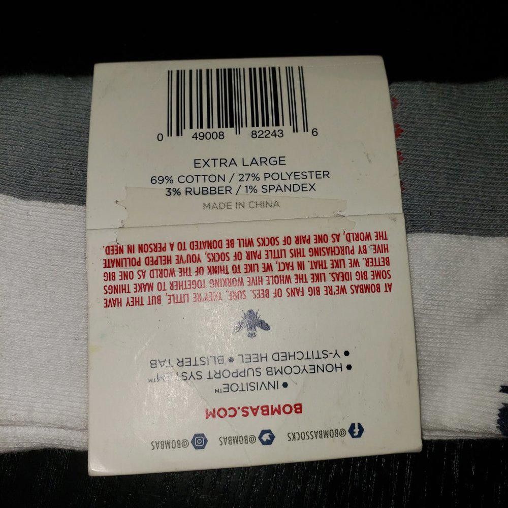 Designer CT267a NEW MENS X-LARGE BOMBAS ANKLE SOCKS Size ONE SIZE - 2 Thumbnail