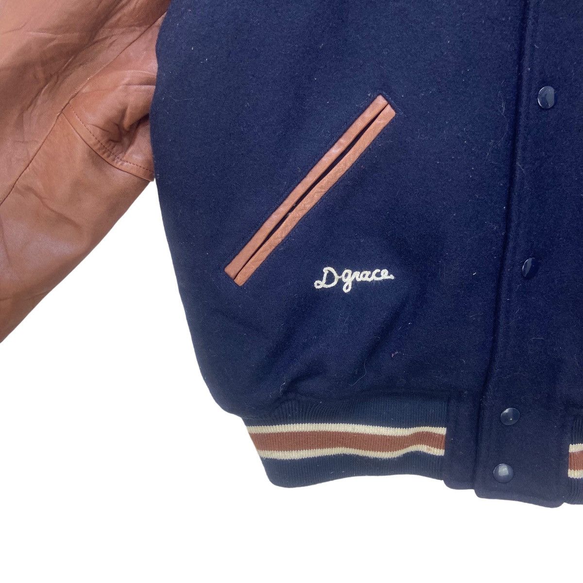 Japanese Brand × Vintage Vintage E B. N Caves D Grace Street Fashion Varsity Jacket Size US M / EU 48-50 / 2 - 5 Thumbnail