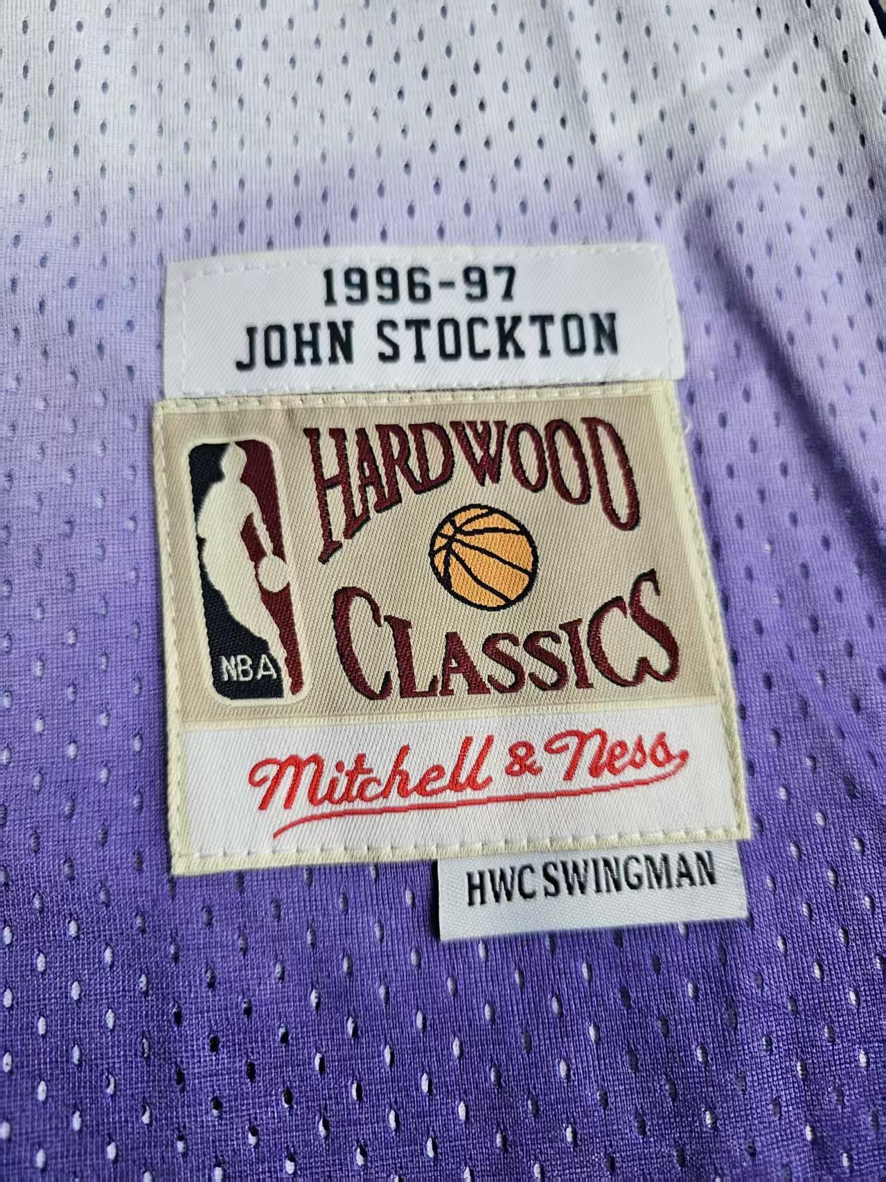 NBA #12 John Stockton Jersey Utah Jazz 1996 97 Size US L / EU 52-54 / 3 - 4 Thumbnail