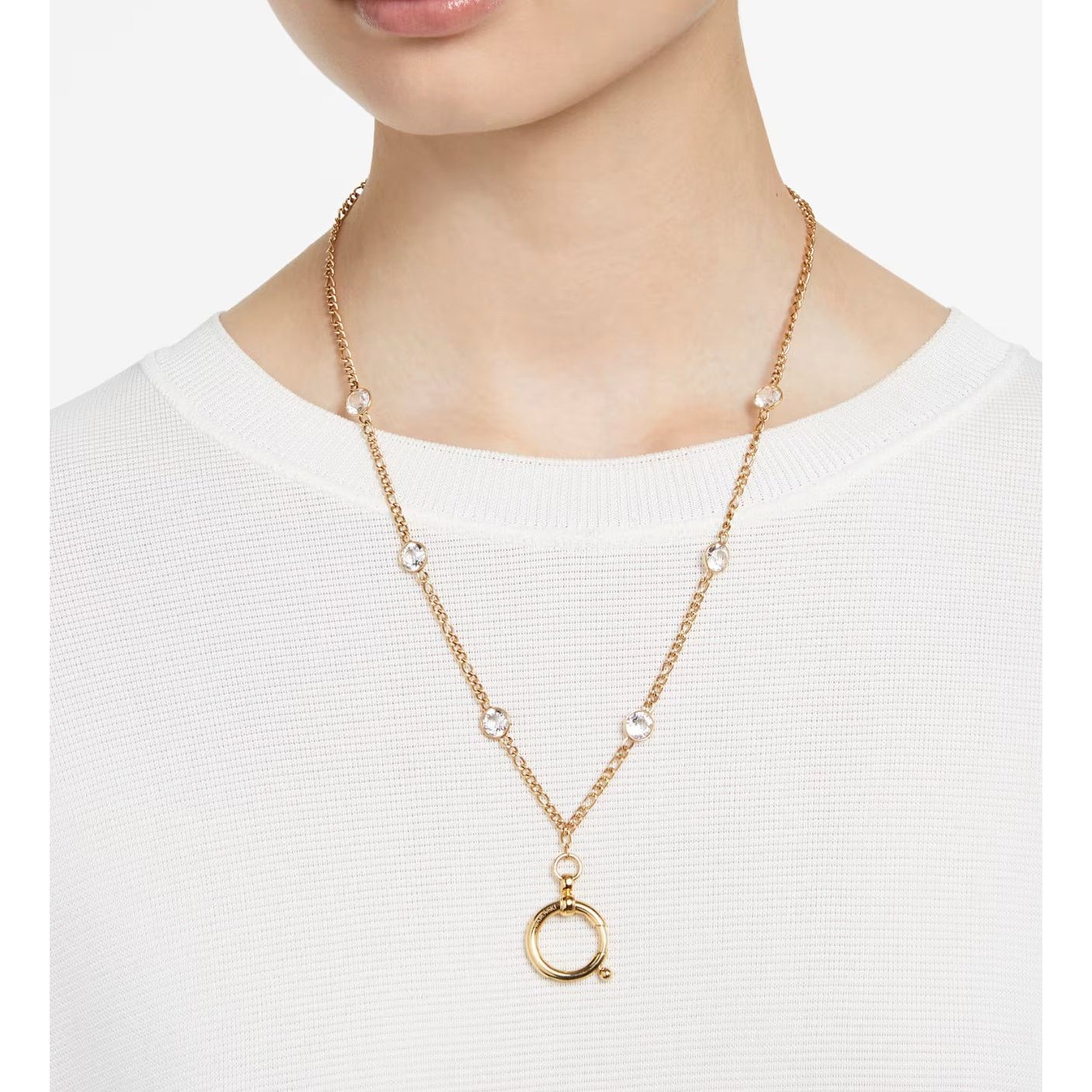 Swarovski Swarovski Curiosa ring holder necklace Gold tone Size ONE SIZE - 7 Thumbnail