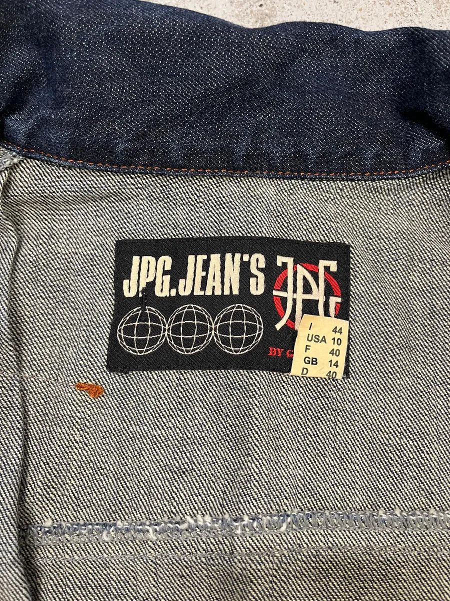Jean Paul Gaultier 2000s Jean Paul Gaultier Type 1 Asymmetrical Denim Jacket Size M / US 6-8 / IT 42-44 - 9 Thumbnail