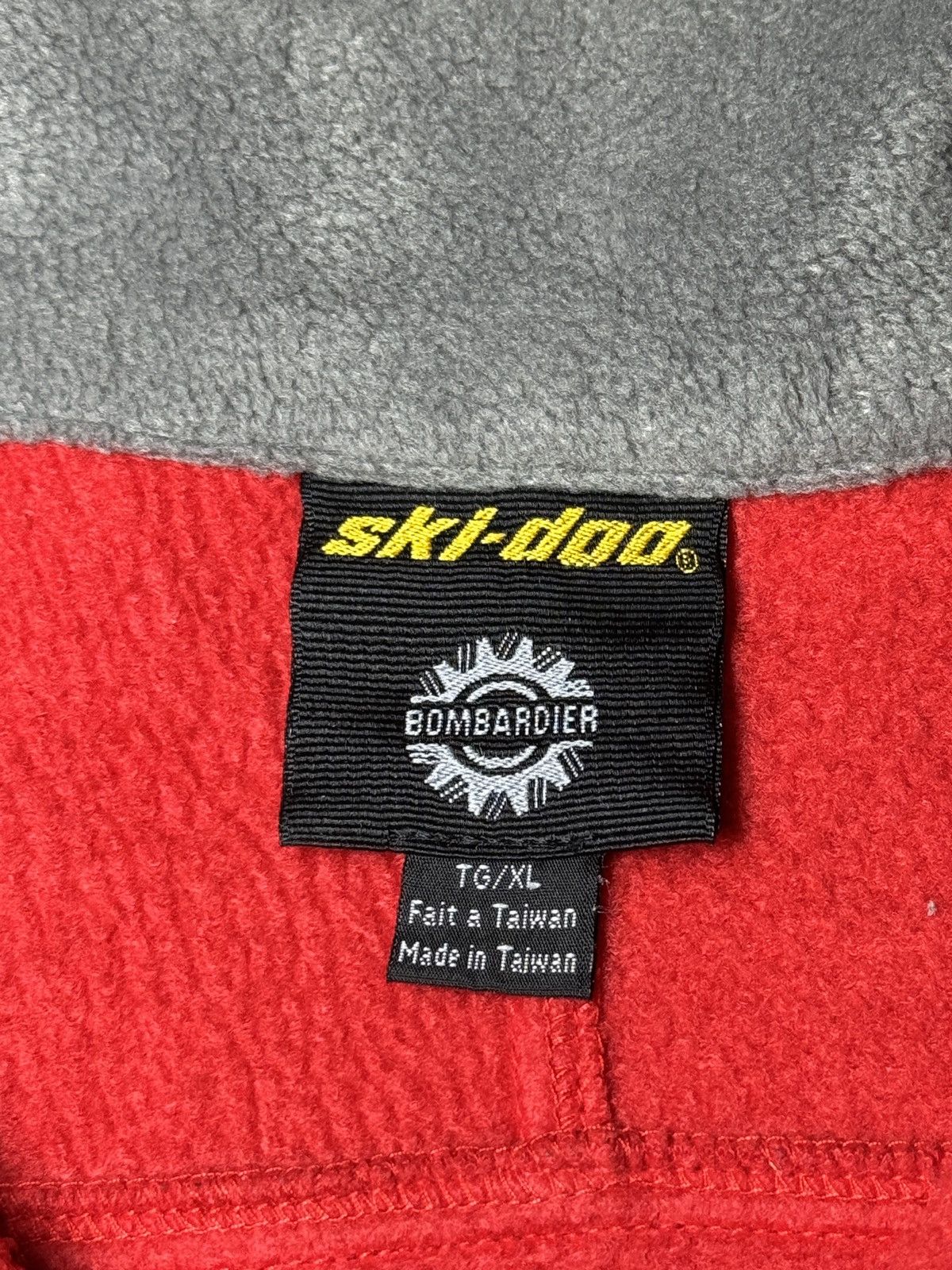 Ski-Doo VTG BRP Team Ski-Doo Racing Rev XP Fleece 1/4 Zip Sweatshirt Size US XL / EU 56 / 4 - 3 Thumbnail