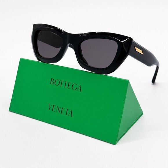 Bottega Veneta NEW BOTTEGA VENETA SUNGLASSES BV1251S 001 BLACK WOMEN EYEWEA Size ONE SIZE - 2 Thumbnail