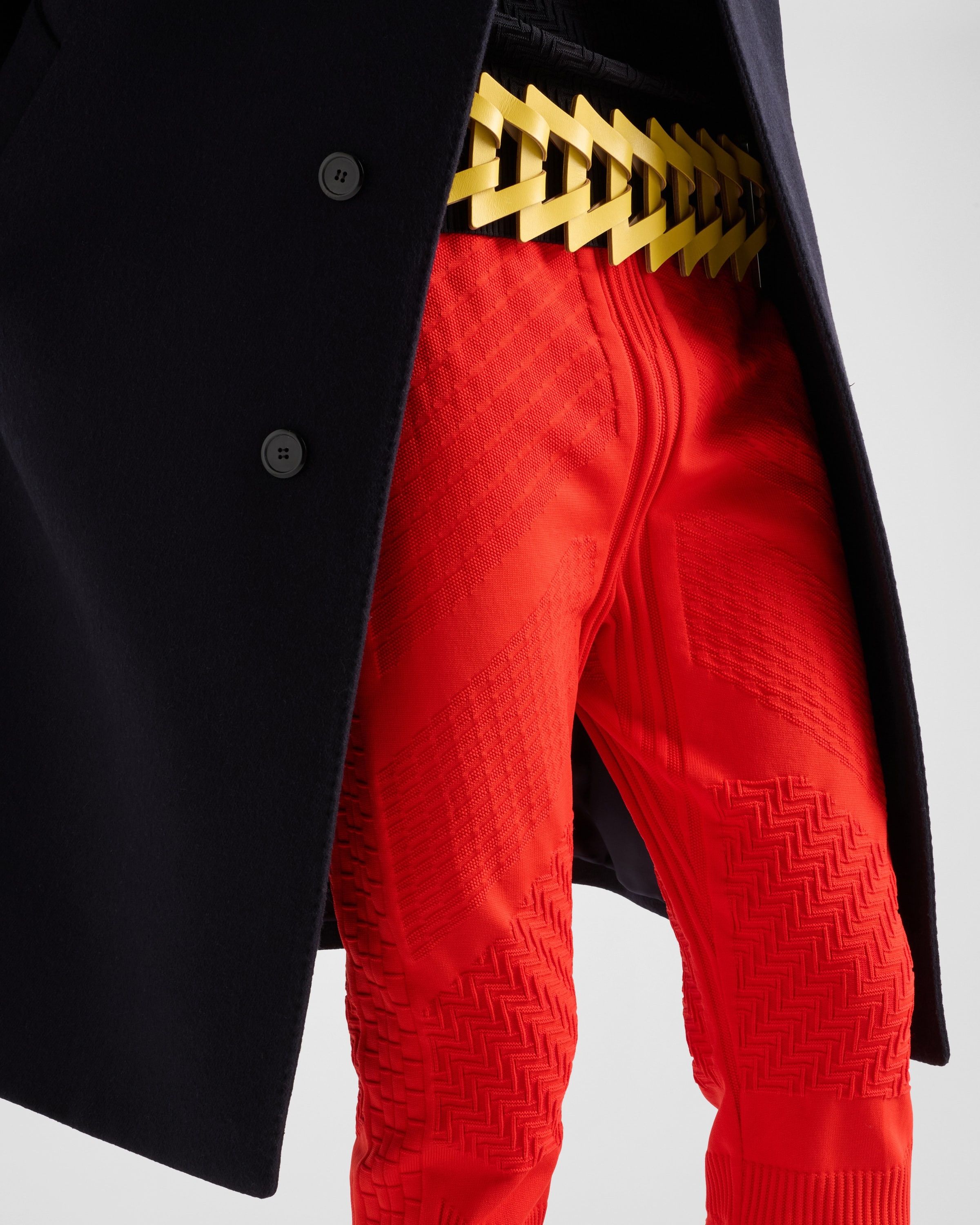 Prada o1bcso1str1025 Nylon Technical Pants in Red Size US 30 / EU 46 - 3 Thumbnail