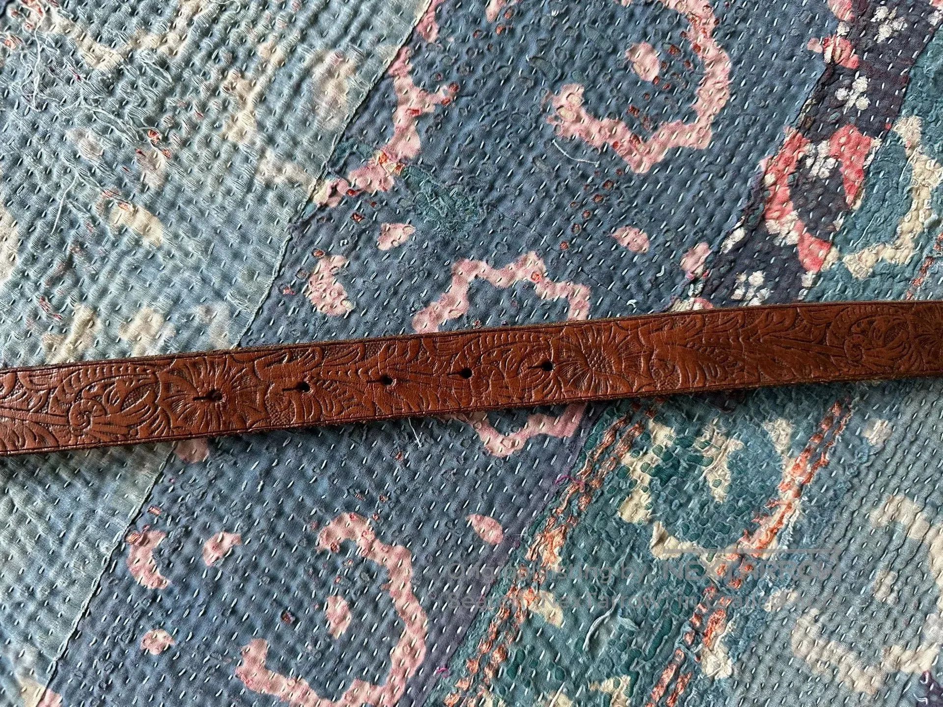 RRL Ralph Lauren polo ralph lauren detailed leather belt. Size ONE SIZE - 4 Thumbnail