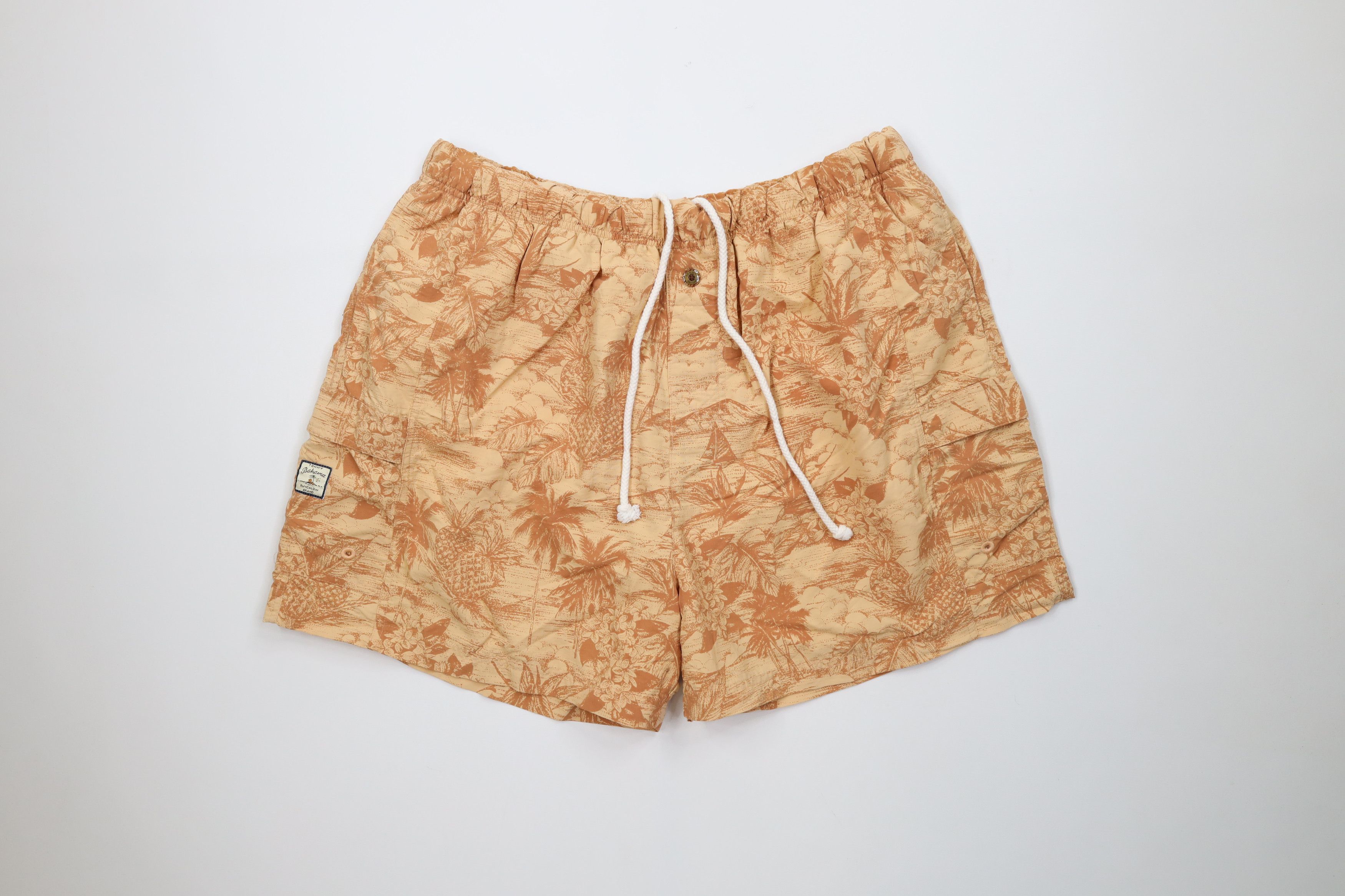 Tommy Bahama Vintage 90s Tommy Bahama Over Print Lined Shorts Swim Trunks Size US 38 / EU 54 - 1 Thumbnail