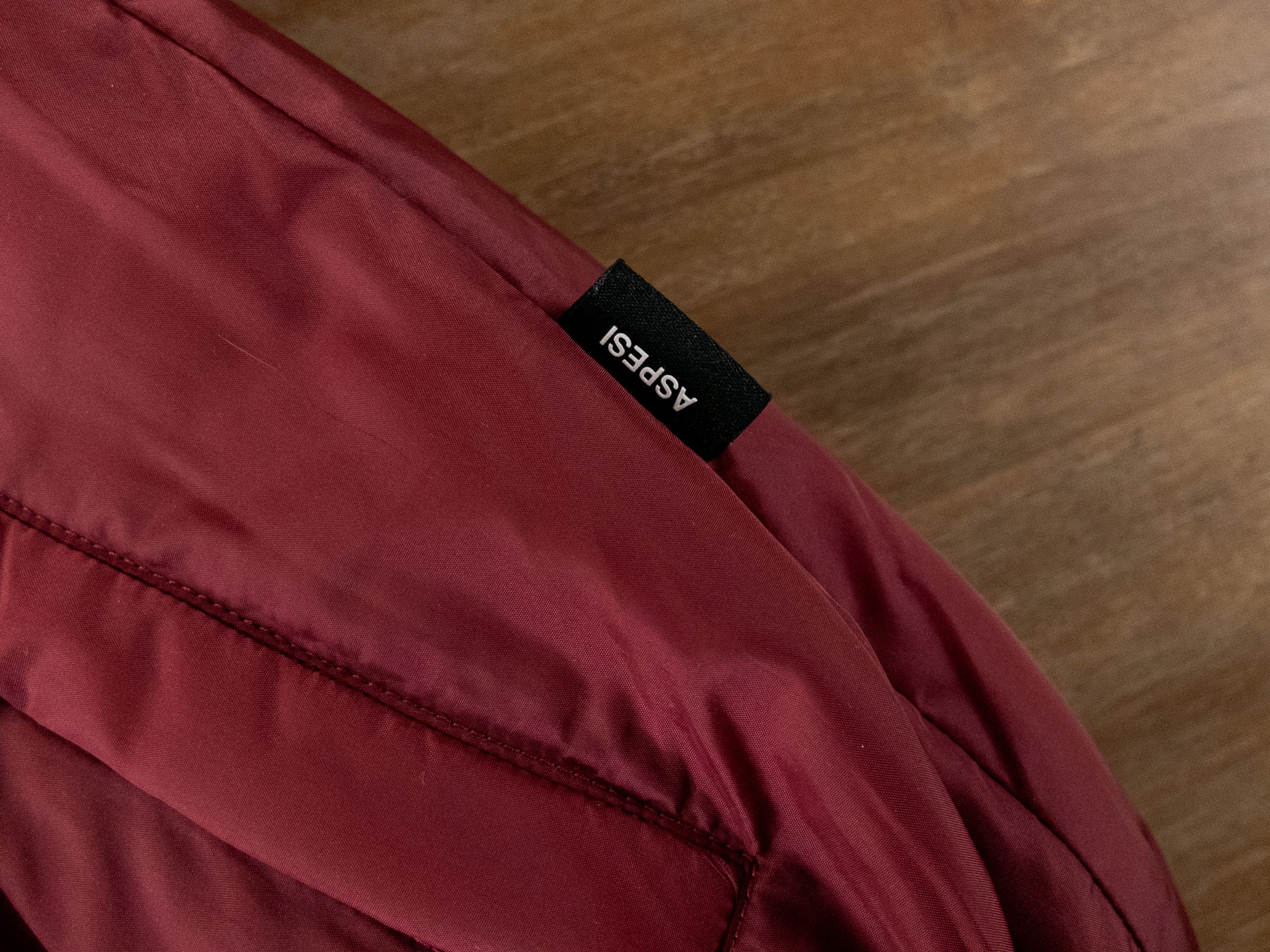 Aspesi ASPESI Gil slim fit burgundy technical padded gilet vest Size US L / EU 52-54 / 3 - 3 Thumbnail