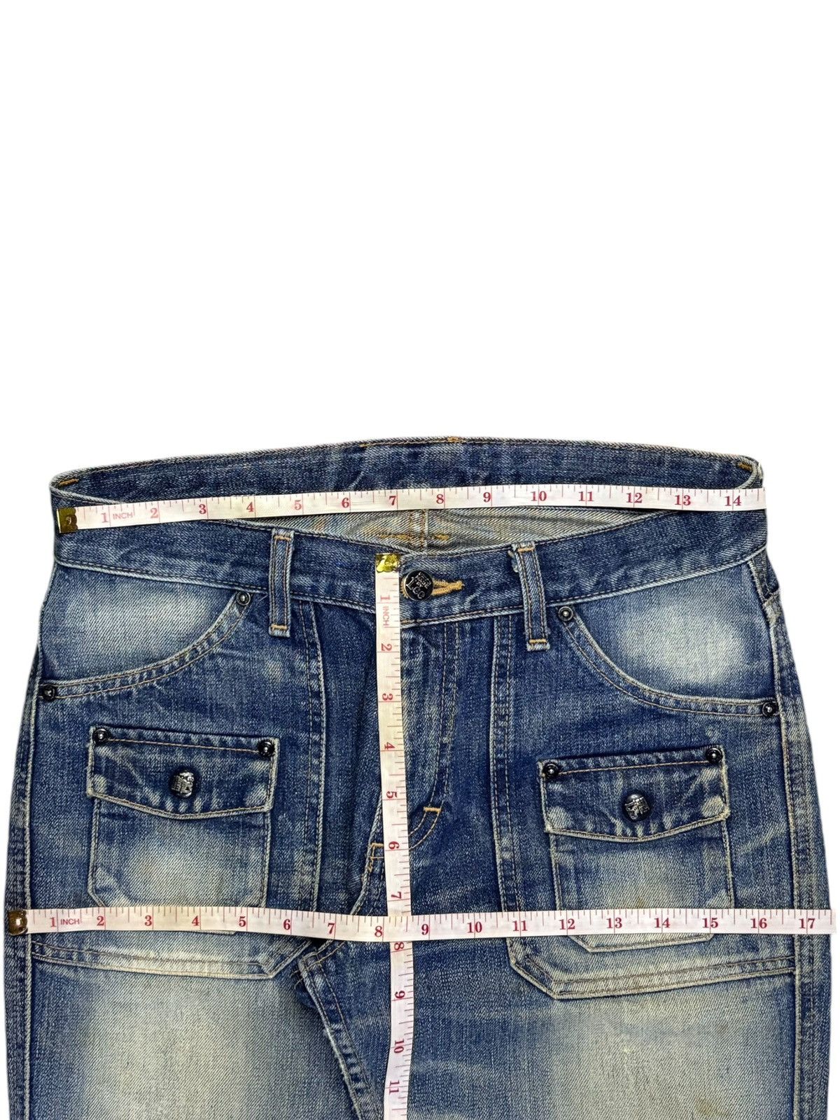 Lee Vintage Japanese Lee Riders Mud Wash Bush Flare Jeans Size US 29 - 12 Thumbnail