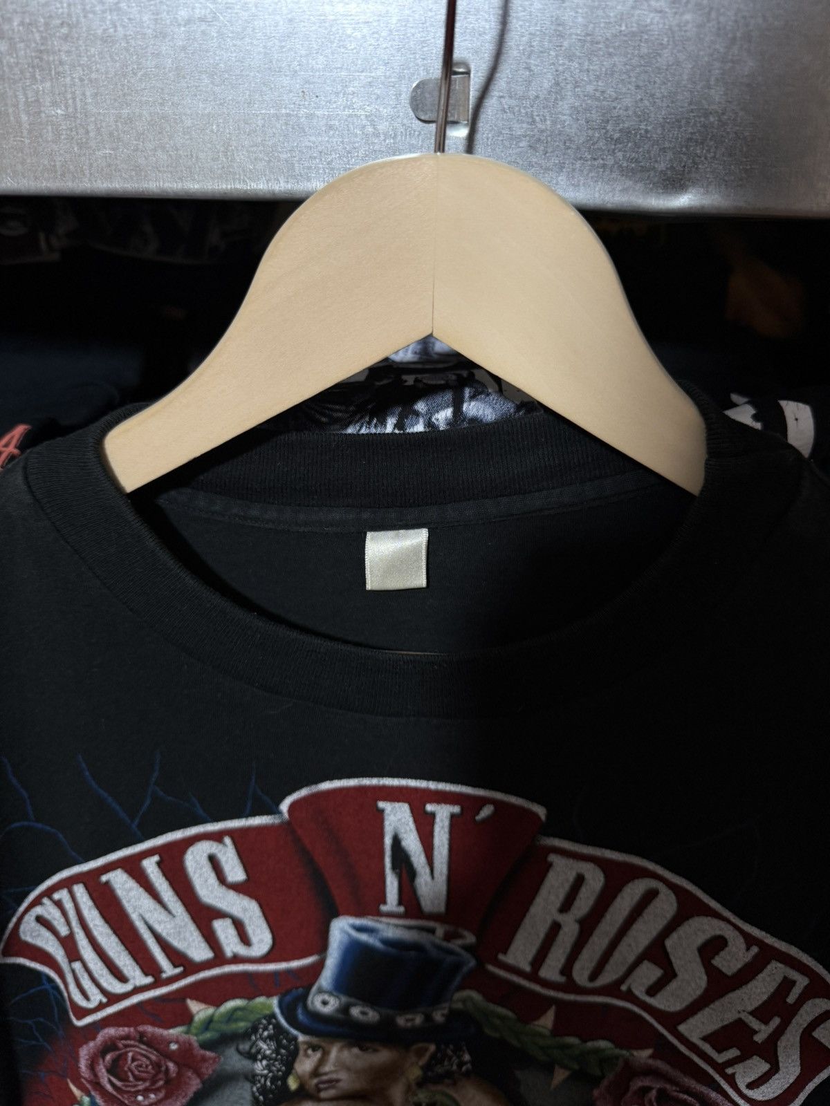 Vintage Vintage 1990’s Guns N Roses Axl Rose Jocker Tattoo T-Shirt Size US XXL / EU 58 / 5 - 6 Thumbnail