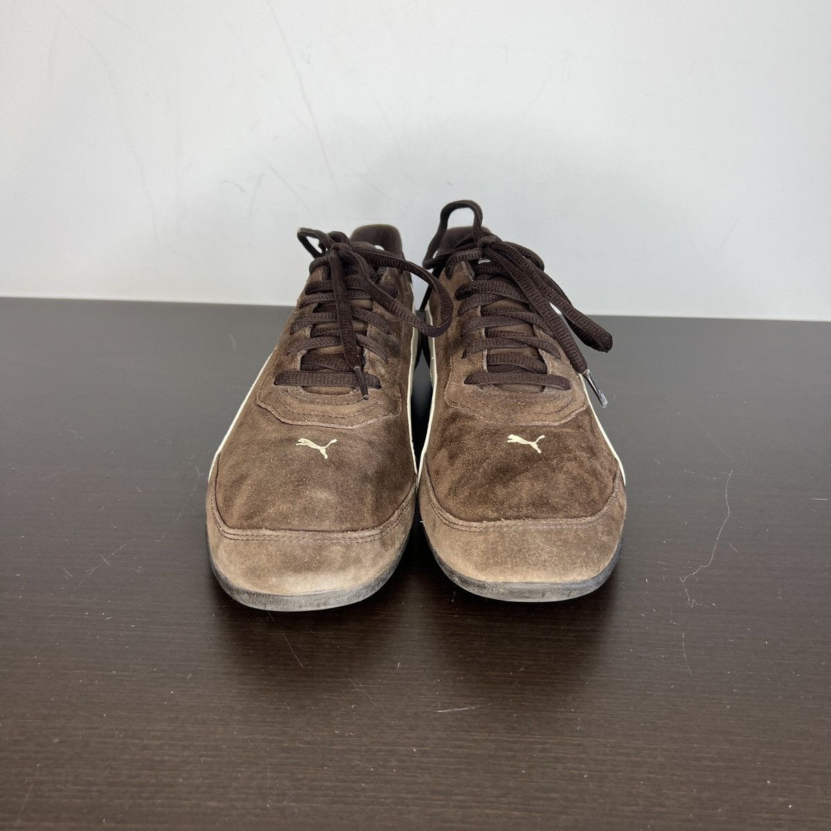 Puma Y2K Puma Speedcat Low Top Brown Suede Leather Sneakers Size US 11.5 / EU 44-45 - 2 Thumbnail