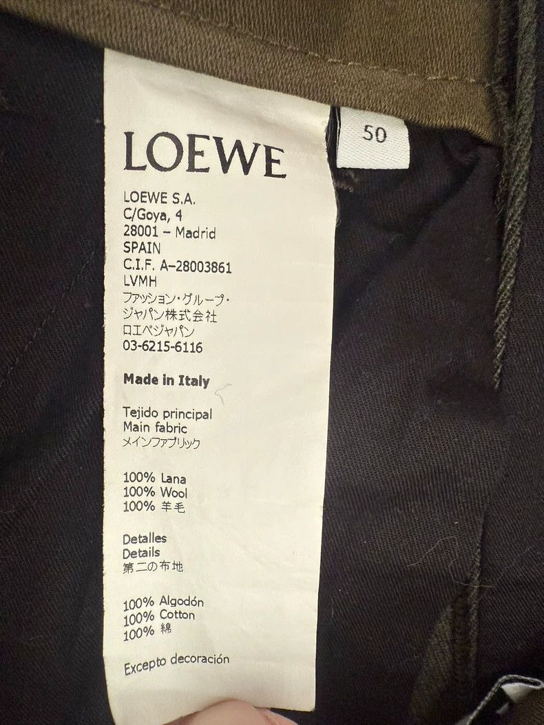 Loewe Loewe Wool dark green overalls Size US 34 / EU 50 - 4 Thumbnail