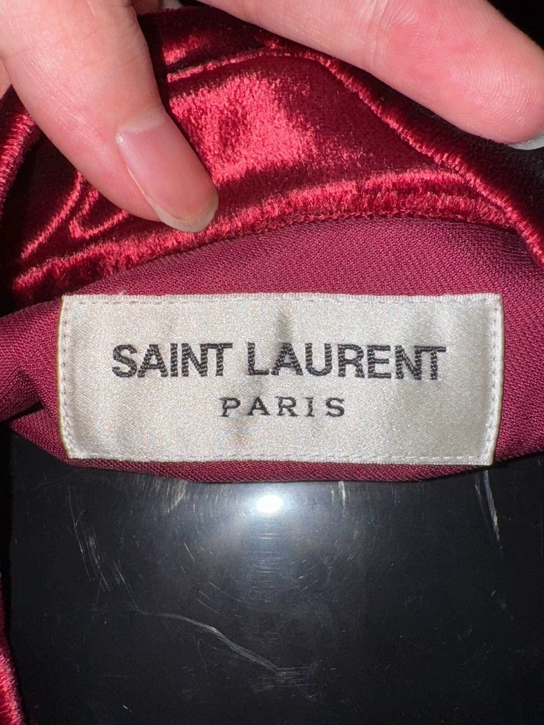 Saint Laurent Paris Saint laurent paris 16fw show style palace gold thread red Size US S / EU 44-46 / 1 - 6 Thumbnail