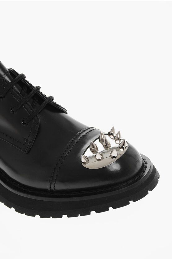 Alexander McQueen o1y1024 Laced Shoes in Black Size US 12 / EU 45 - 4 Thumbnail