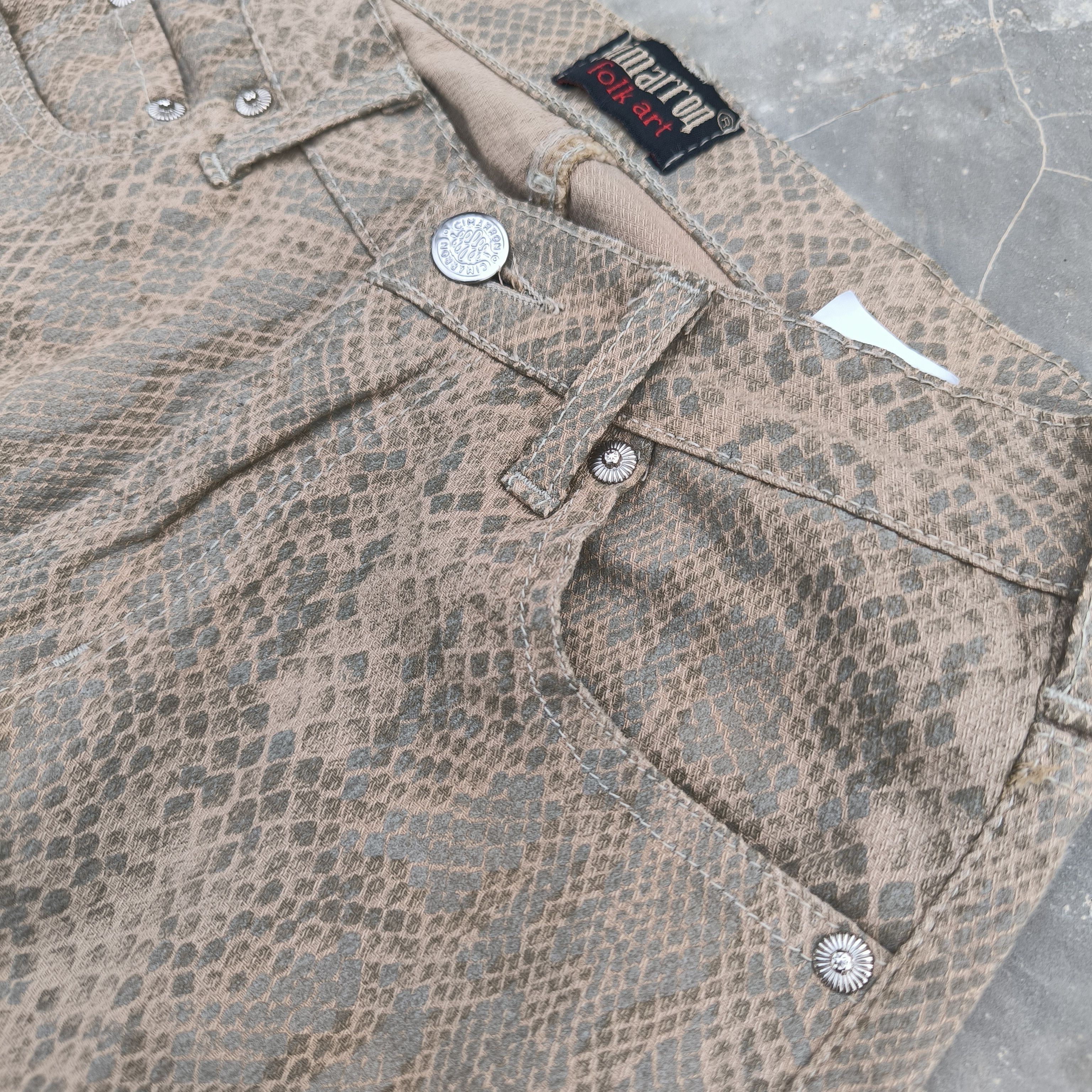 If Six Was Nine Stretchy flared Full printed Python Snake Skin Size 27" / US 4 / IT 40 - 4 Thumbnail