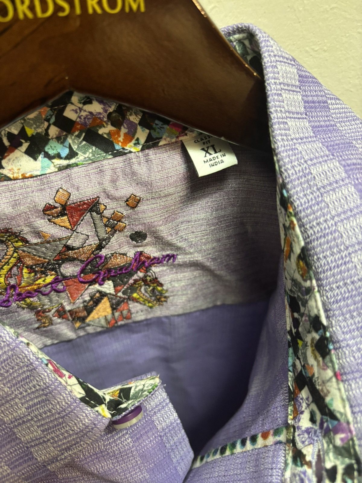 Robert Graham Robert Graham Dyson Button Down Summer Shirt (XL) Size US XL / EU 56 / 4 - 2 Thumbnail