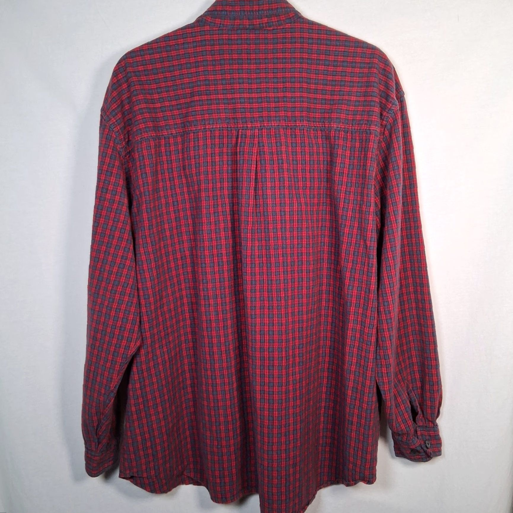 Faded Glory Faded Glory Christmas Shirt Women Plus Size 22/24W Red Plaid Santa Bear Button-Up Embroidered Holiday Blouse Size 3XL / US 20-22 - 4 Thumbnail