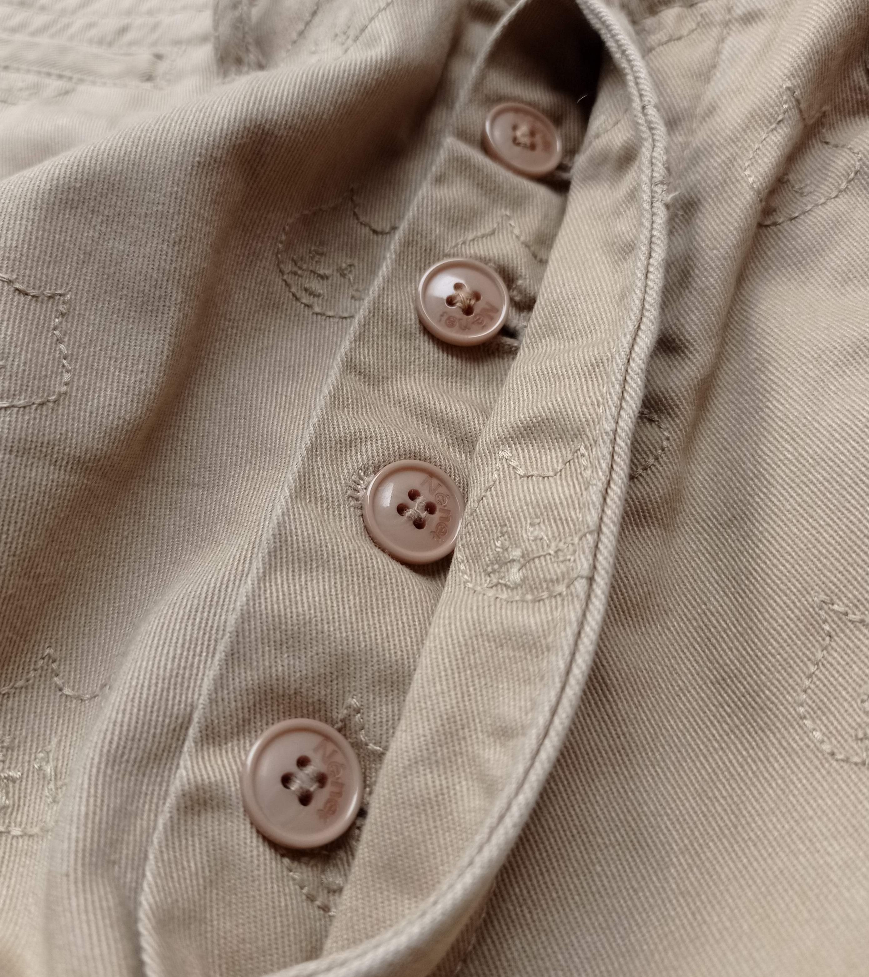 Issey Miyake Ne-net Issey Miyake cats stitched khaki trouser Size US 32 / EU 48 - 4 Thumbnail