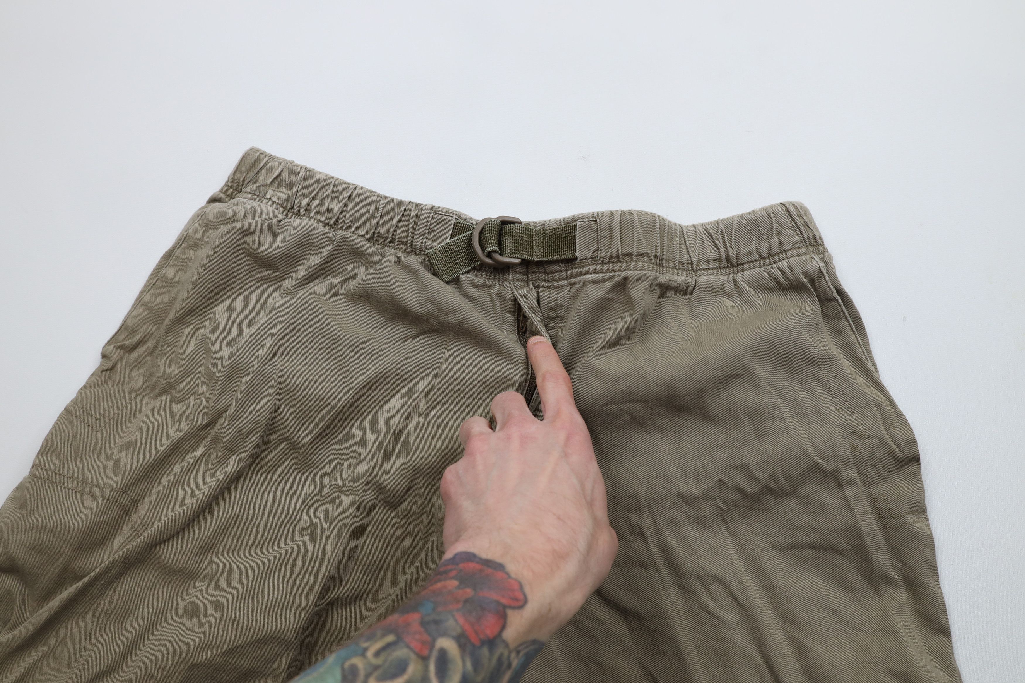 Columbia × Vintage Vintage 90s Y2K Columbia Above Knee Belted Cargo Shorts Size US 34 / EU 50 - 7 Thumbnail