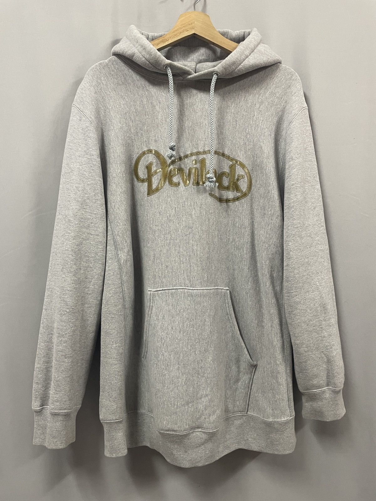 Devilock × Japanese Brand × Vintage Devilock reverse weave hoodie grey size L Size US L / EU 52-54 / 3 - 1 Thumbnail