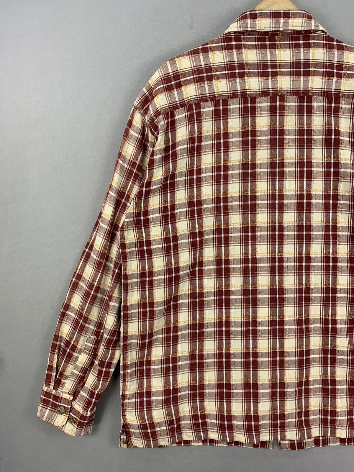 Formula 1 Benetton Formula 1 Vintage Plaid Zipper Flannel Jacket Size US L / EU 52-54 / 3 - 16 Thumbnail