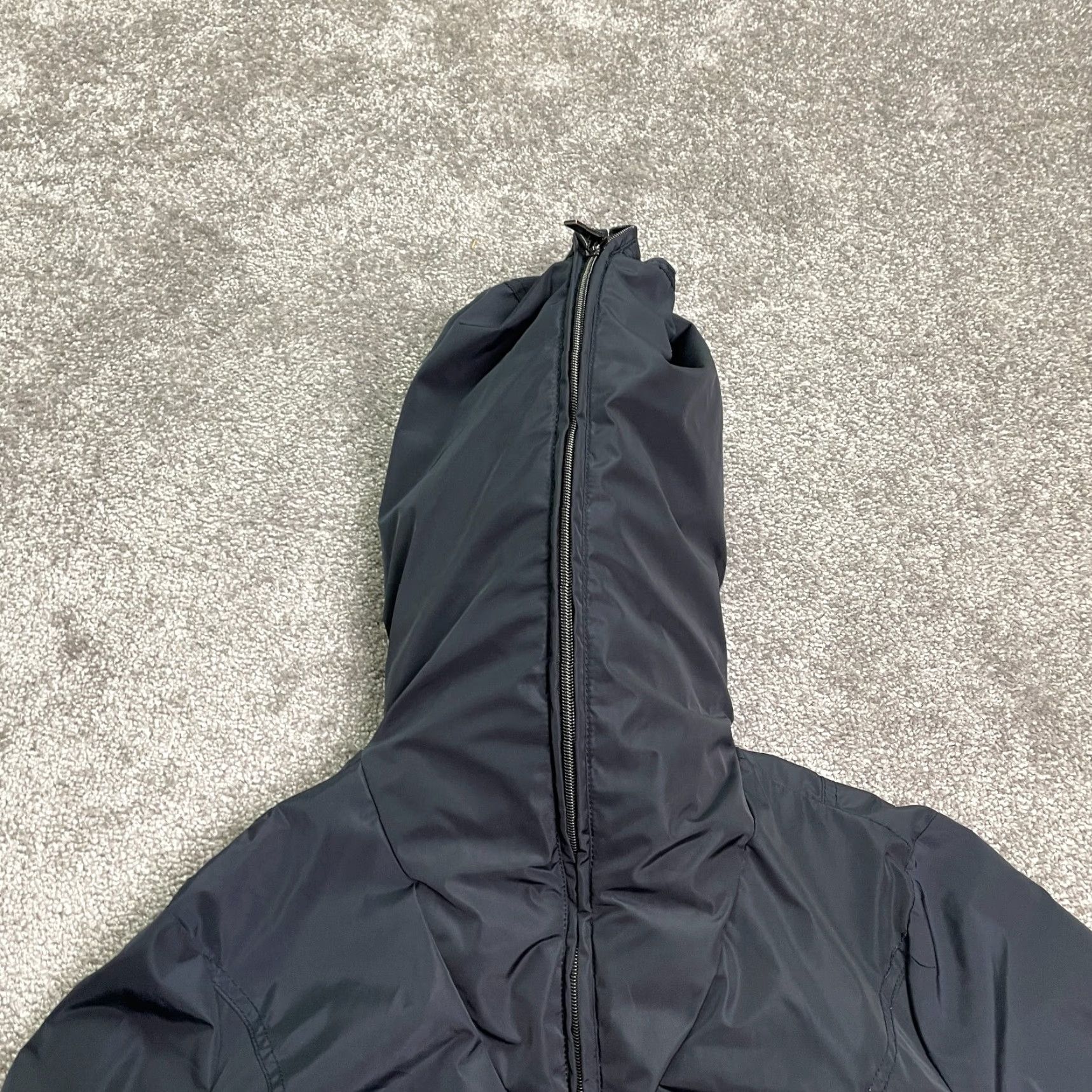Vintage Laundry Long Windbreaker Jacket Coat Womens Large Black Hoodie Size L / US 10 / IT 46 - 4 Thumbnail