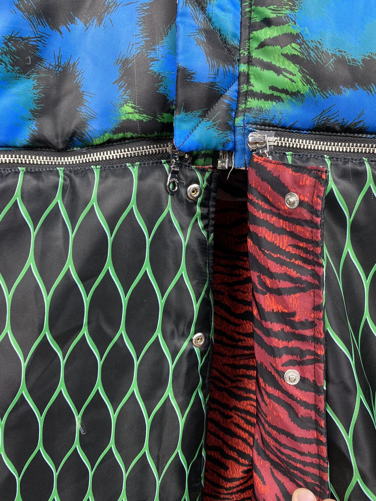 Kenzo Kenzo Jungle Multicolor Parka-Bomber Transformed Men size M Size US M / EU 48-50 / 2 - 14 Thumbnail