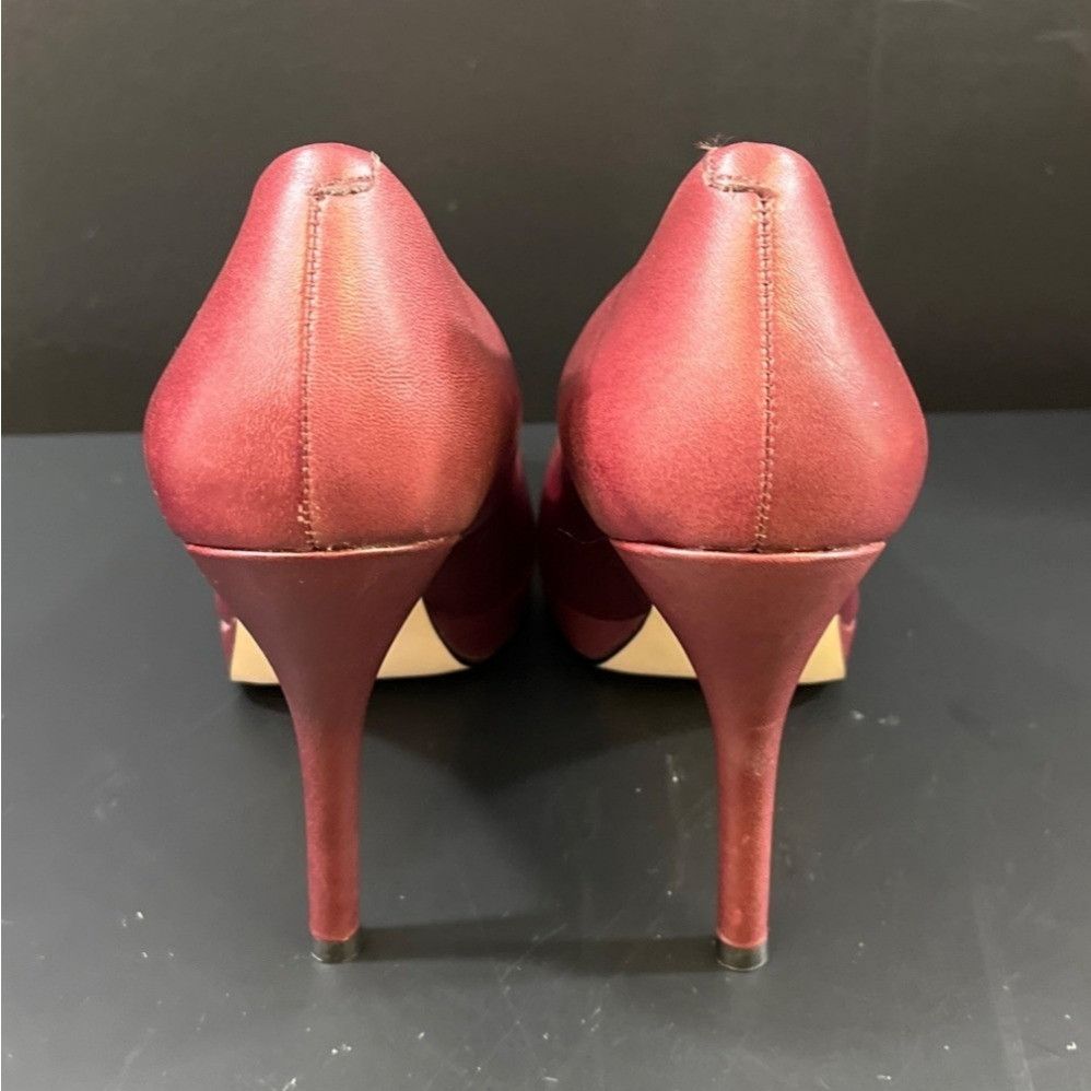 Nine West Nine West Kristal Women's Burgundy Shoes/Heels Size 9M SKU 5 Size US 9 / IT 39 - 4 Thumbnail