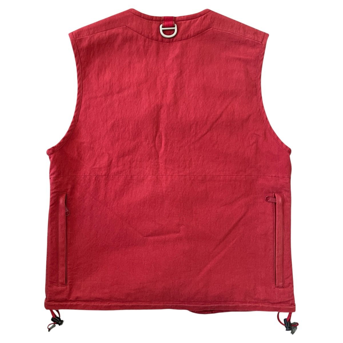 General Research GENERAL RESEARCH 2002SS Nylon-Cotton Fishing Vest Red Size US M / EU 48-50 / 2 - 8 Thumbnail