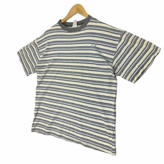 Hang Ten Vtg HANG TEN Hawaii Striped Tee Shirt Surf Tee Casual Size US L / EU 52-54 / 3 - 4 Thumbnail