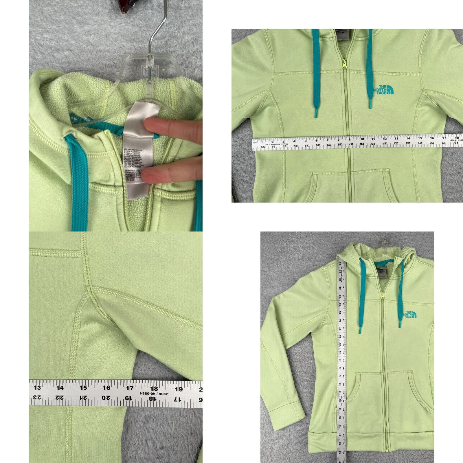 The North Face The North Face Hoodie Women Small Yellow Full Zip 100% Polyester Pockets Socks? Size S / US 4 / IT 40 - 8 Thumbnail