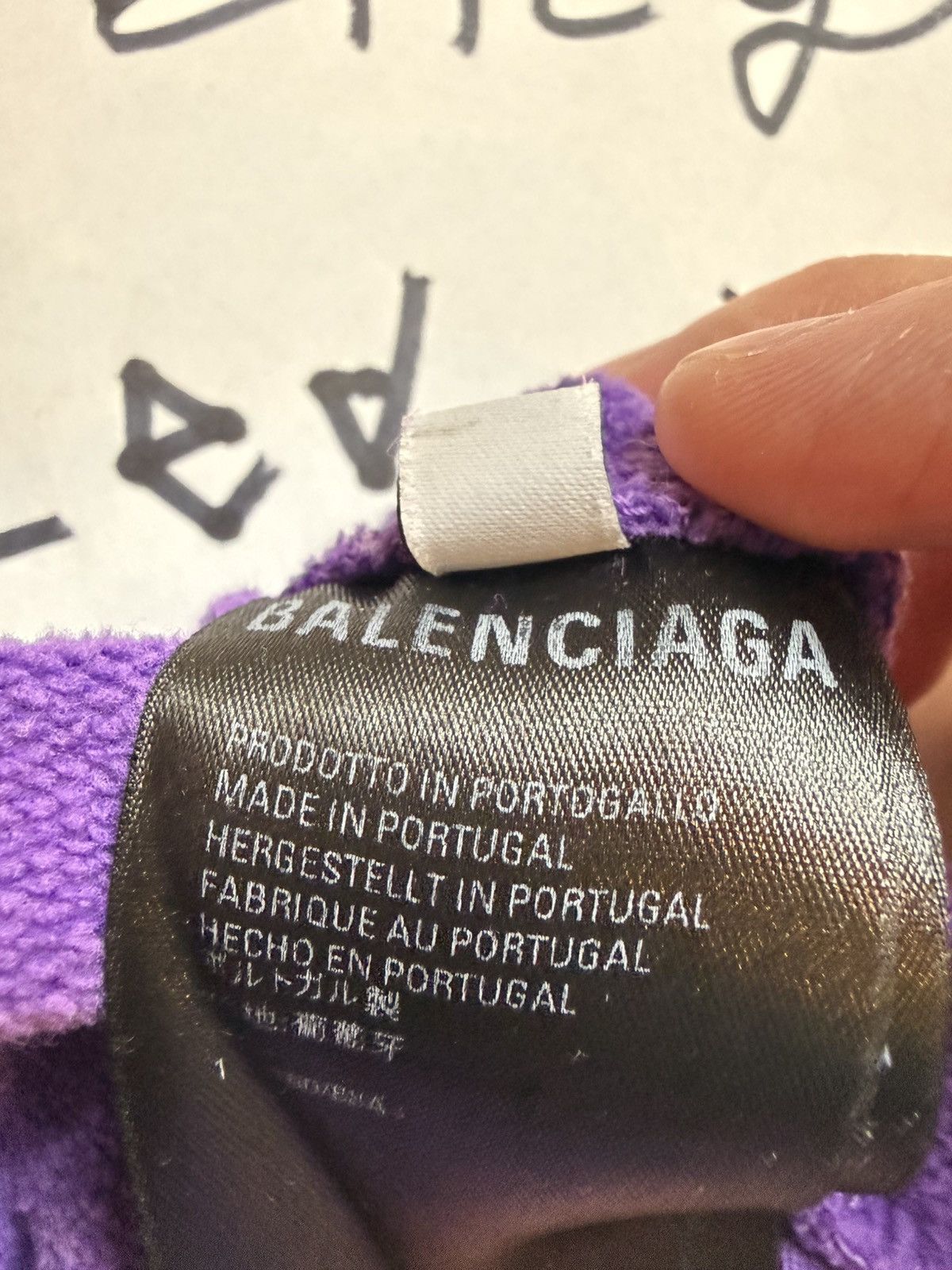 Balenciaga Balenciaga Unity Purple Wash Size US S / EU 44-46 / 1 - 9 Thumbnail