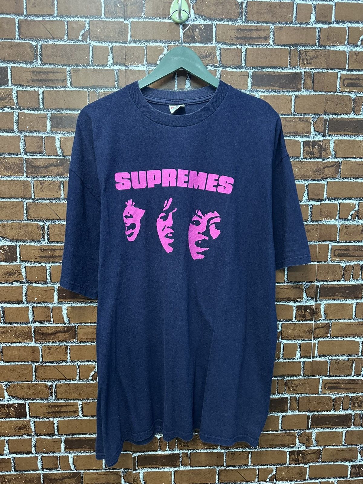 2001年 Supreme Supremes Tee Tシャツ Vintage Supreme Vintage 2001 Supreme X José Parlá T-shirt Black | Grailed