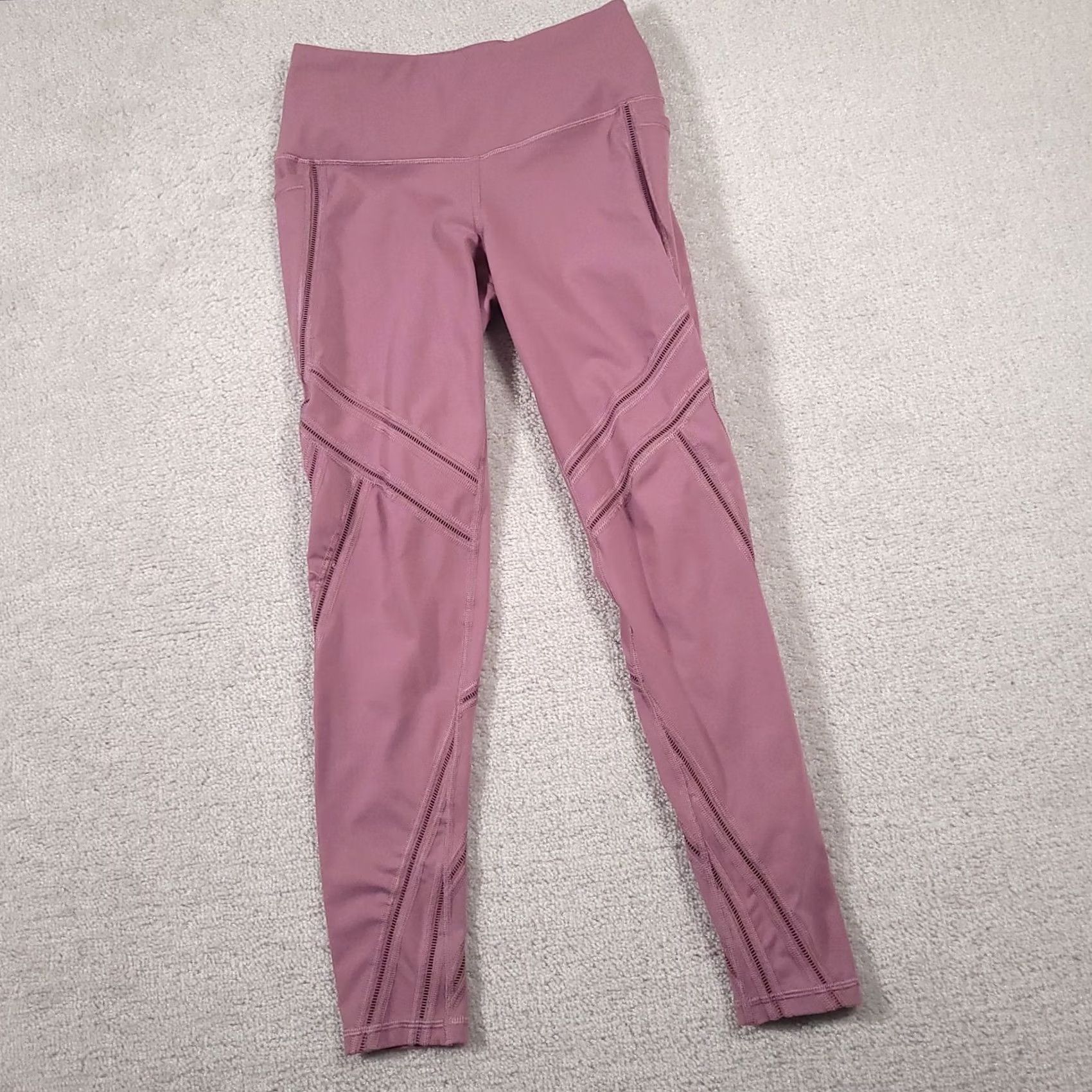 Victoria's Secret Victoria's Secret Sport Leggings Women Small Pink Mauve Knockout Tight Pockets Size 28" / US 6 / IT 42 - 2 Thumbnail