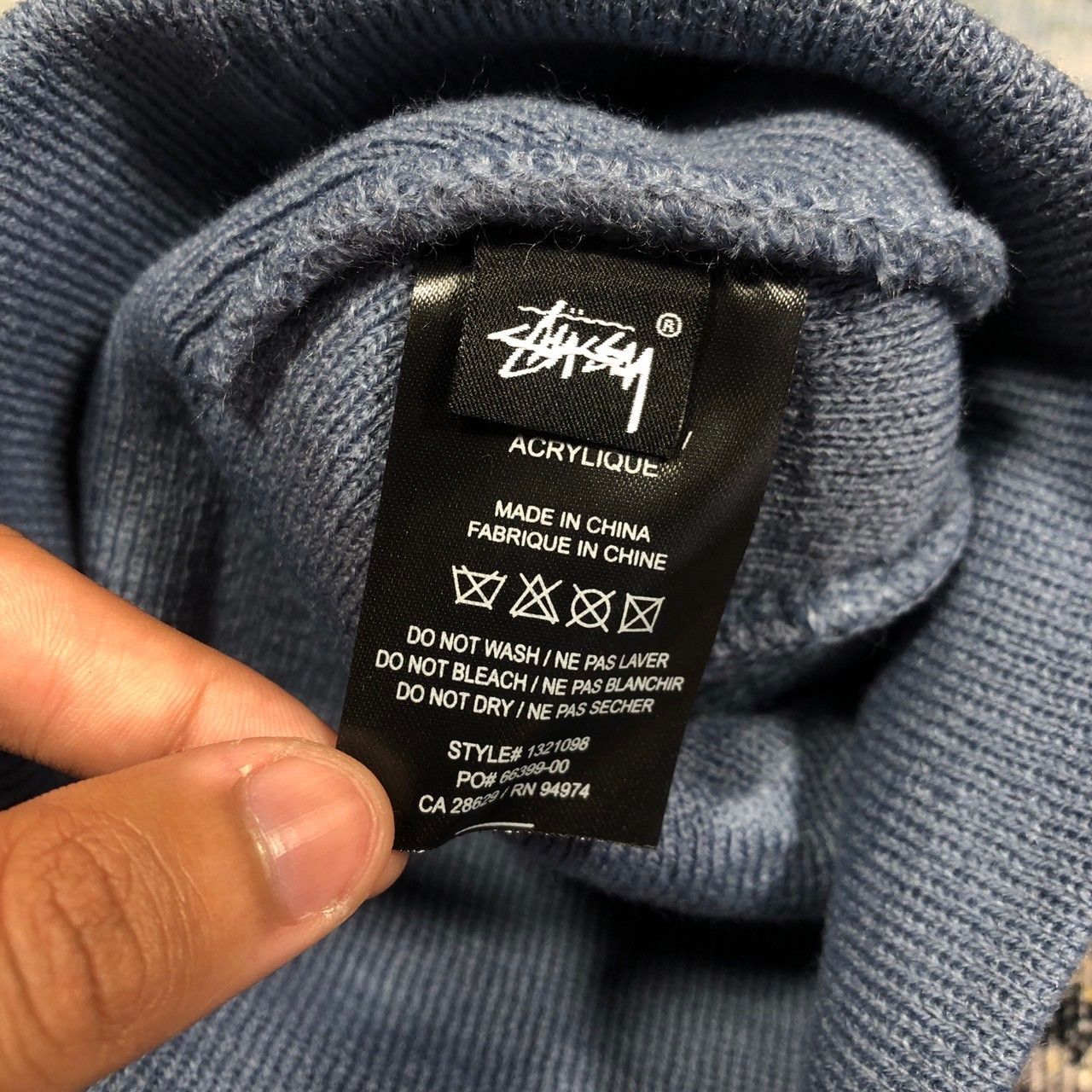 Stussy × Vintage Stussy Jacquard Stripe Skullcap Beanie Size ONE SIZE - 4 Thumbnail