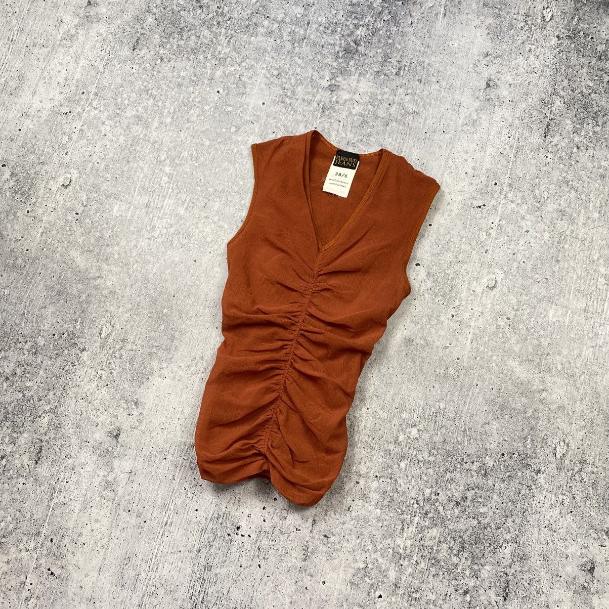 plein sud Plein Sud Jeans Archive Y2K Top Size 38/6 Terracotta France Size S / US 4 / IT 40 - 5 Thumbnail