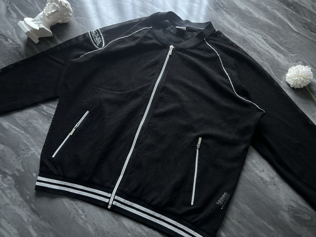 Von Dutch Von dutch : Varsity Jacket Net Mesh Black | Grailed