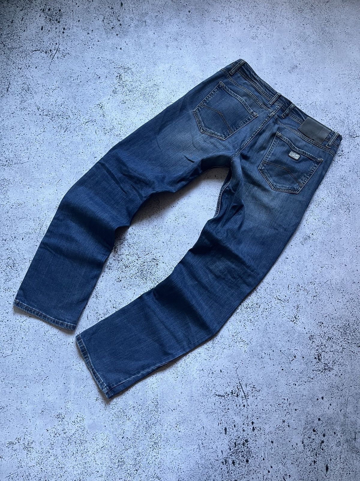 Armani × Vintage Vintage Armani Jeans Denim Metallic Logo Y2K USA Size US 34 / EU 50 - 1 Thumbnail
