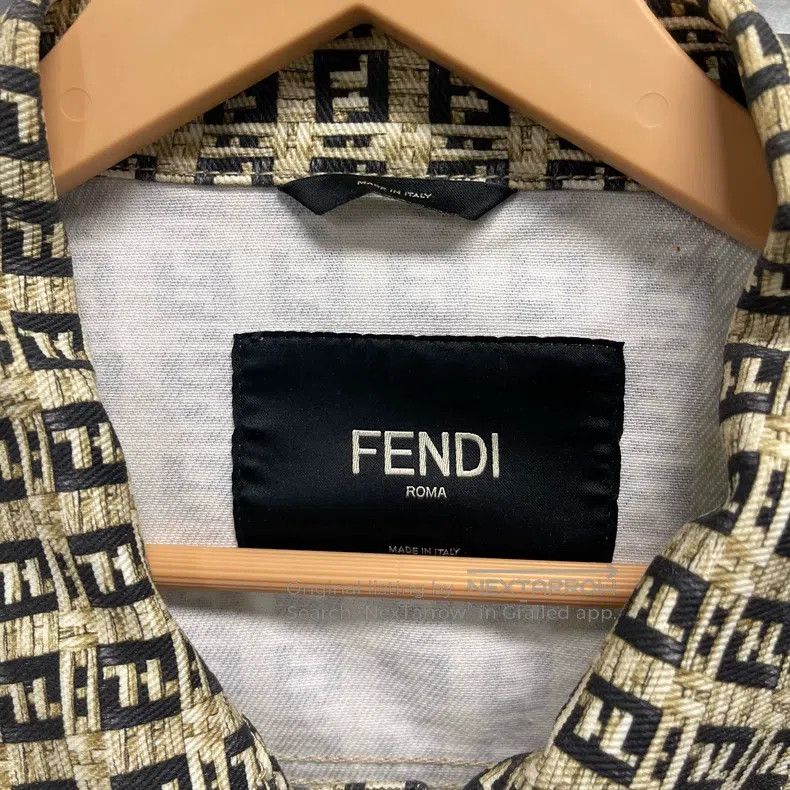 Fendi Fendi Double F Logo Jacket Size US L / EU 52-54 / 3 - 3 Thumbnail