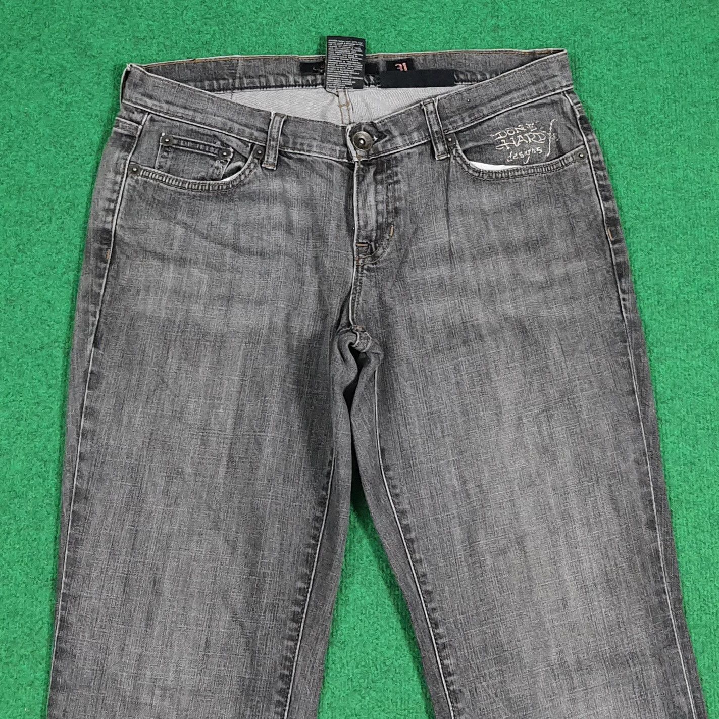 Ed Hardy Vintage Ed Hardy Super Low Rise Cut Jeans C280N22 Size 34" / US 12 / IT 48 - 6 Thumbnail