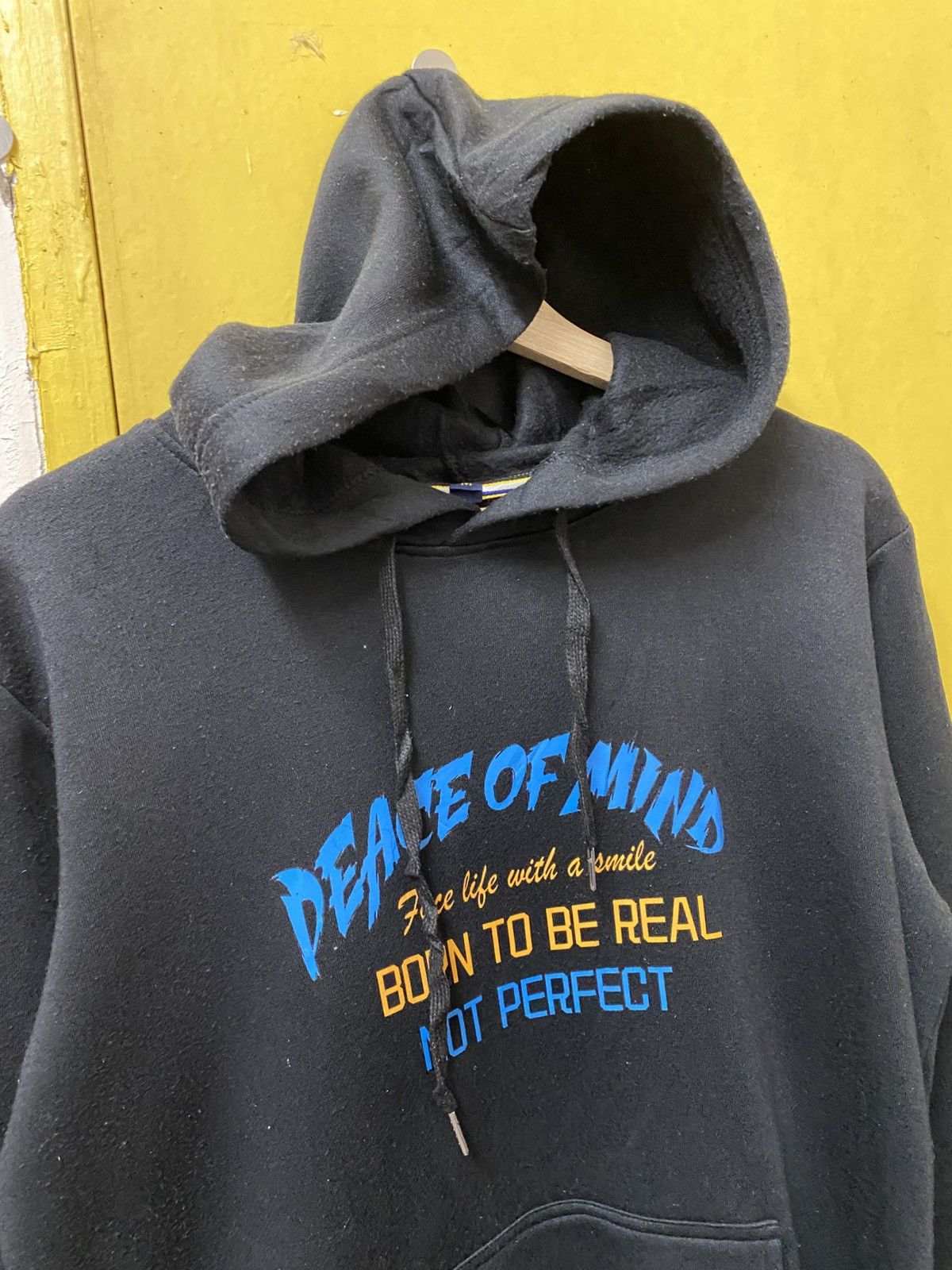 Shein Shein Peace Of Mind Hodie Black Colour Size US M / EU 48-50 / 2 - 4 Thumbnail