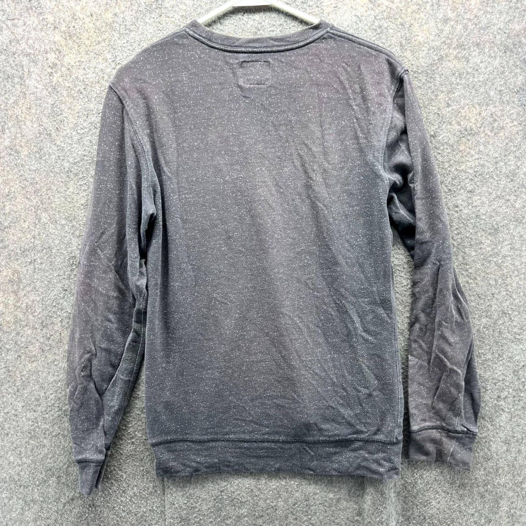 Quiksilver Quiksilver Sweatshirt Mens Small Blue Heather Crewneck Pullover Pocket Cotton Size US S / EU 44-46 / 1 - 2 Thumbnail