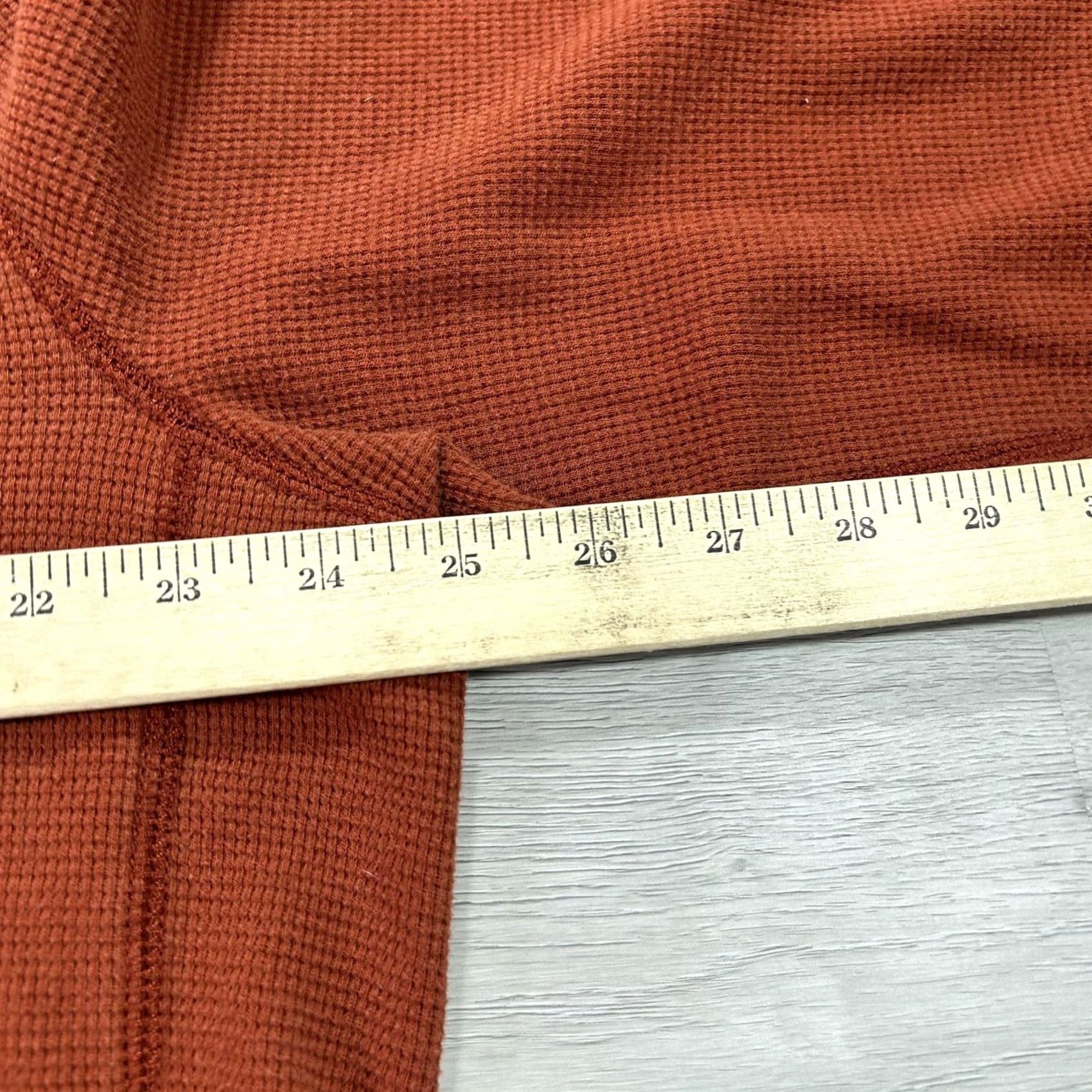 Eddie Bauer Eddie Bauer Thermal Henley Shirt Mens XL Orange Waffle Knit Tagless Long Sleeve Henley Thermal Shirt Mens XL Orange Size US XL / EU 56 / 4 - 7 Thumbnail